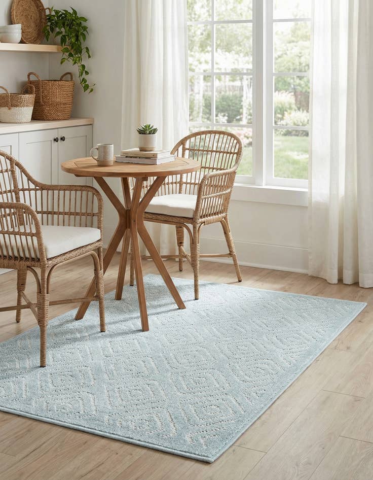 Detail image of 2' x 3'  Washable Sabrina Soto Indoor / Outdoor Rug