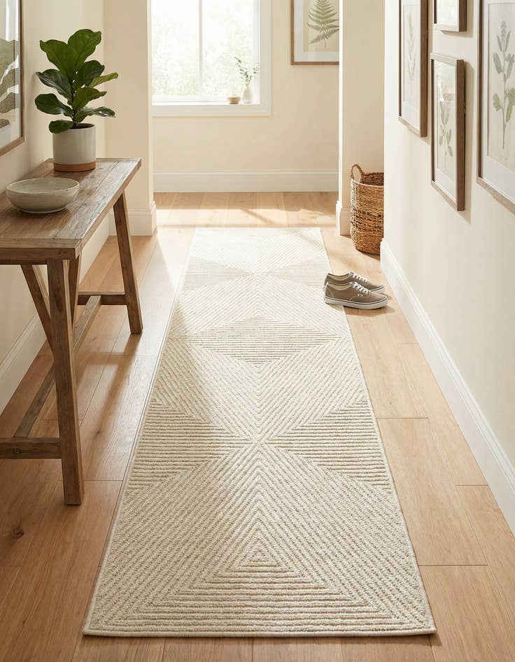 Detail image of 2' x 8'  Washable Sabrina Soto Indoor / Outdoor Runner Rug