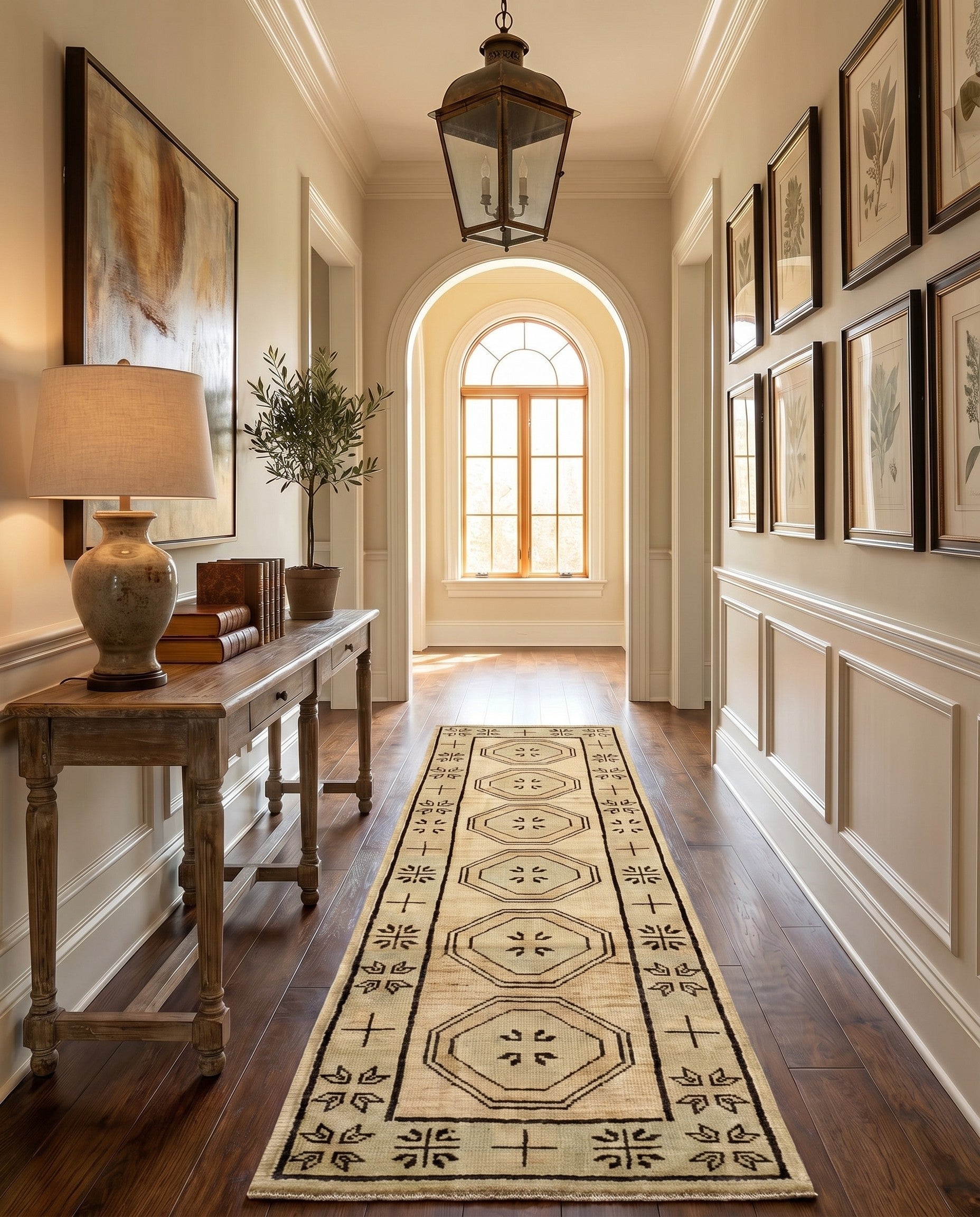 2' 9 x 10' 5 Hand Knotted Oushak Wool Runner Rug