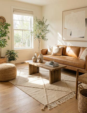 3' 4 x 5' Hand Woven Moroccan Wool Rug