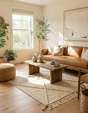 3' 4 x 5' Hand Woven Moroccan Wool Rug