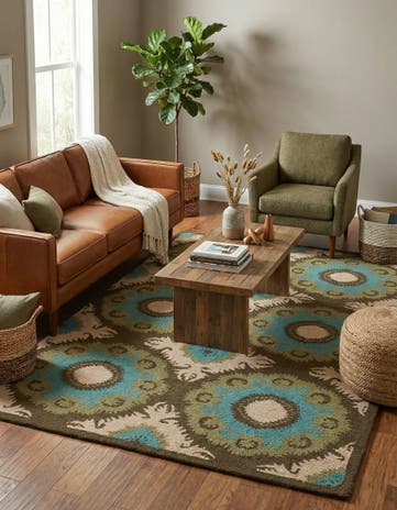 5' 1 x 8' Luna Wool Rug