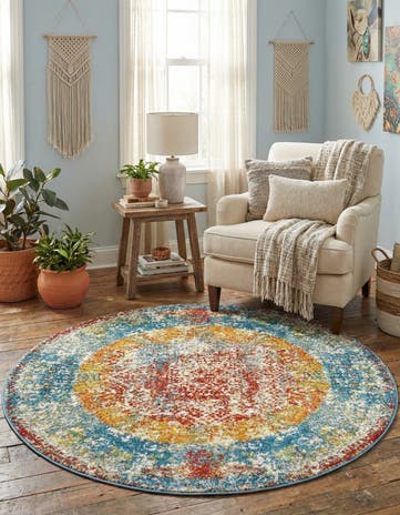 4' x 4' Veneto Round Rug