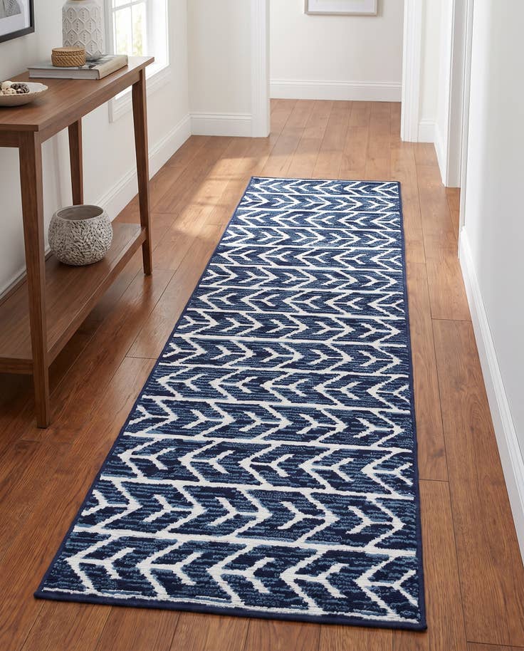 Detail image of 2' x 8' Easy-Clean Sabrina Soto Aston Indoor / Outdoor Runner Rug