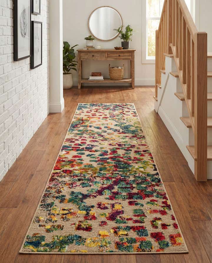 2' x 8' Easy-Clean Casablanca Indoor / Outdoor Runner Rug