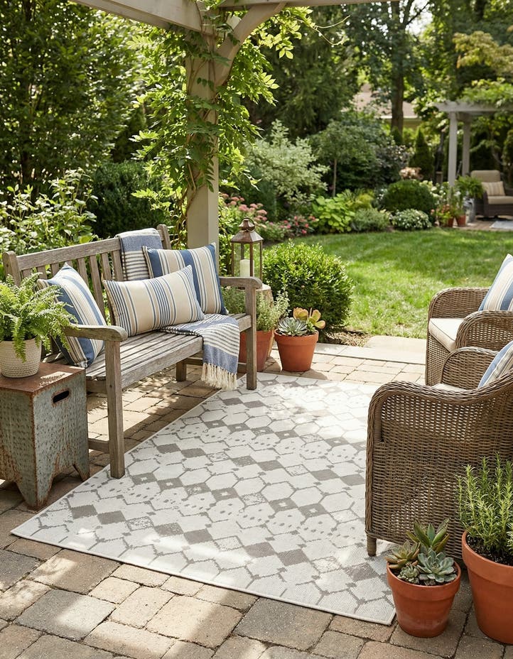 4' x 6' Easy-Clean Lattice Indoor / Outdoo...