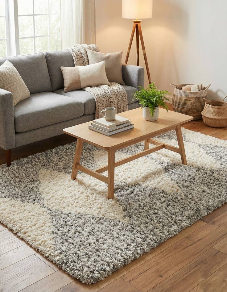 Detail image of  4' x 6' Infinity Shag Rug