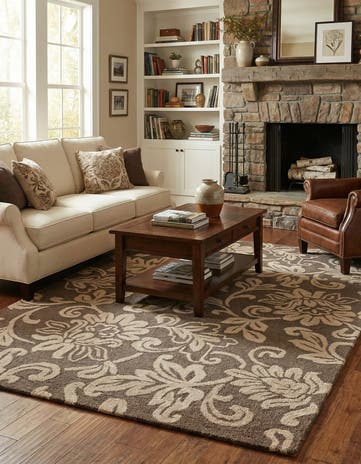 5' x 8' Agra Wool Rug