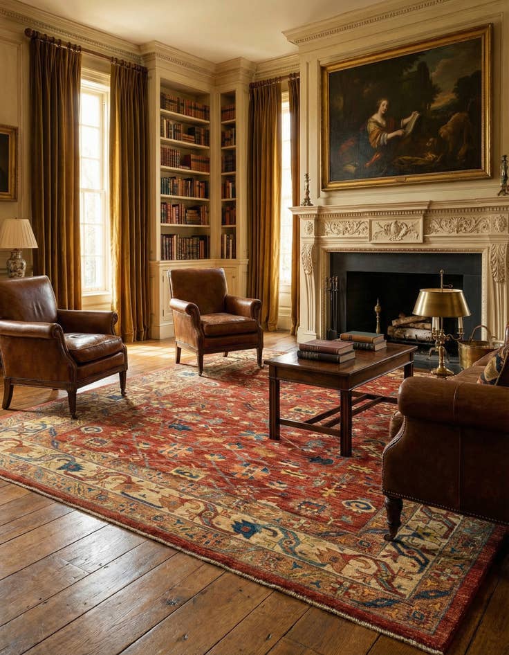 Detail image of  7' 2 x 9' 1 Sara Wool Rug