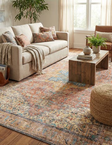 8' 4 x 12' Washable Timeless Rug