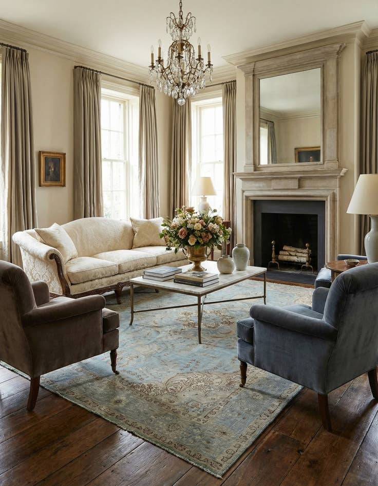 Detail image of 9' 8 x 12' 10  Hand Knotted Vintage Royal Persian Wool Rug