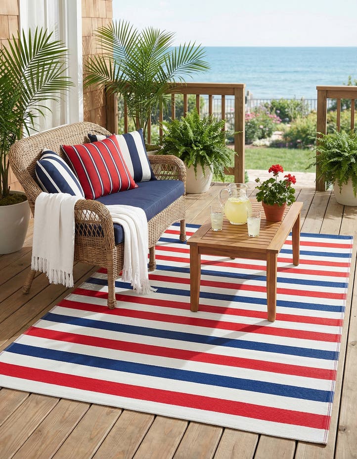 5' x 8' Easy-Clean Vista Breeze Indoor / O...
