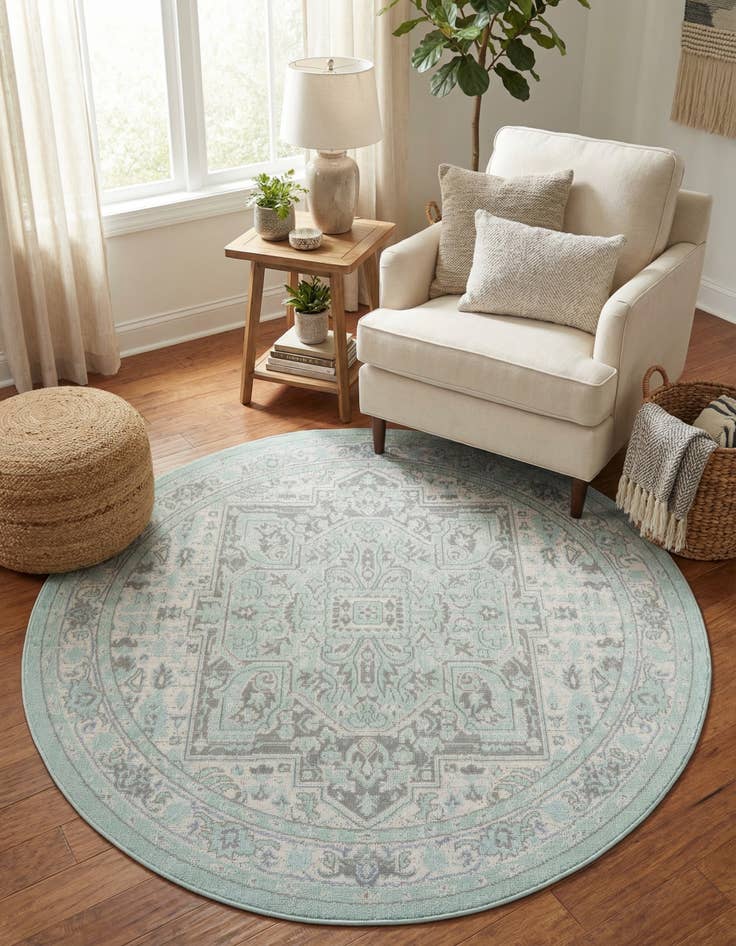 Detail image of  5' x 5' Whitney Round Rug