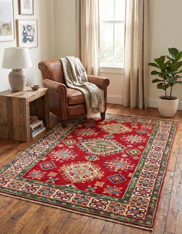 3' 10 x 6' Hand Knotted Kazak Rug