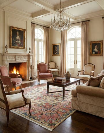 5' 2 x 7' 2 Tabriz Wool Rug