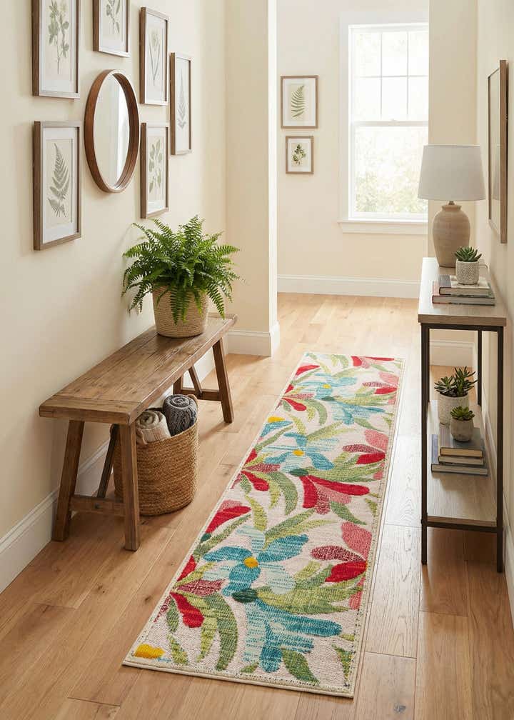 2' x 8' Easy-Clean Casablanca Indoor / Outdoor Runner Rug