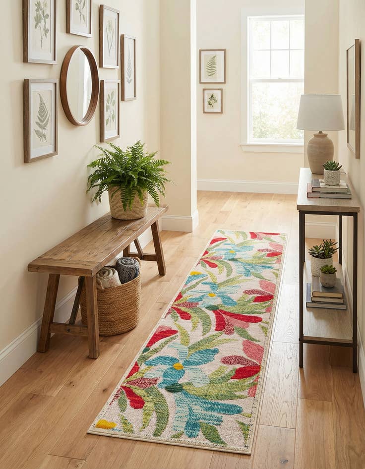 Detail image of 2' x 8' Easy-Clean Casablanca Indoor / Outdoor Runner Rug