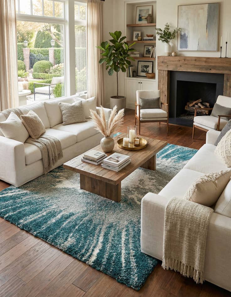 Detail image of 9' x 12' Soft Touch Shag Rug