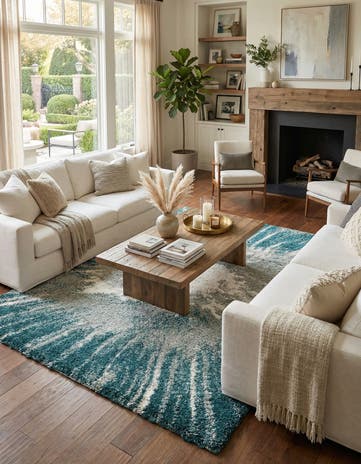 9' x 12' Soft Touch Shag Rug
