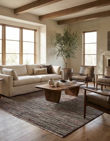 5' 6 x 7' 9 Hand Knotted Darya Wool Rug
