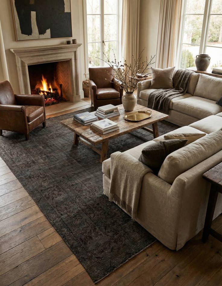 Detail image of 9' 10 x 12' 9  Hand Knotted Ultra Vintage Persian Wool Rug