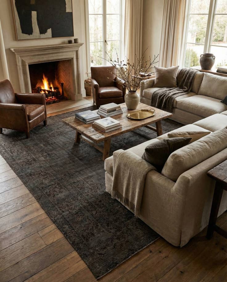 Detail image of 9' 10 x 12' 9 Hand Knotted Ultra Vintage Persian Wool Rug