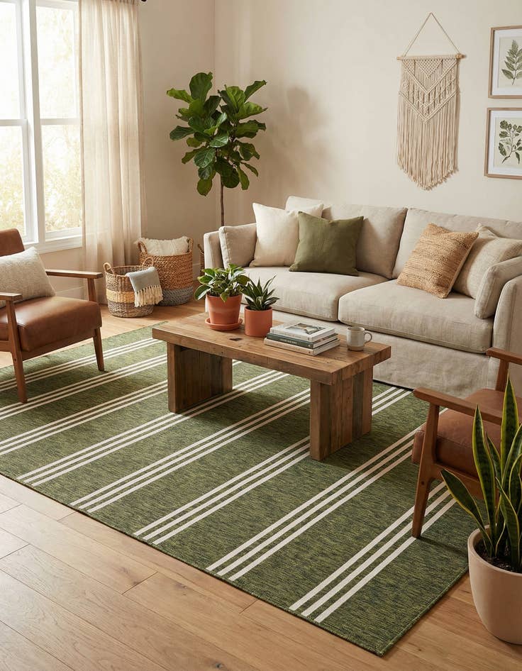 Detail image of 7' x 10'  Washable Jill Zarin Anguilla Indoor / Outdoor Rug