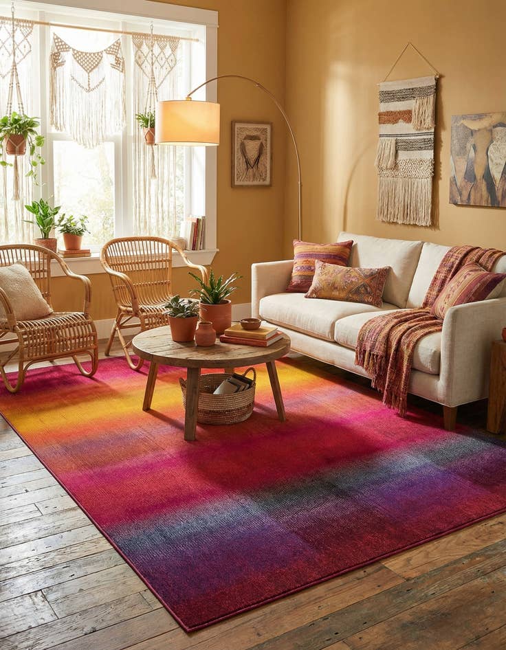 Detail image of 9' x 12' 2  Washable Casablanca Rug