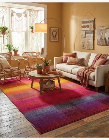 Washable Hyacinth Rug