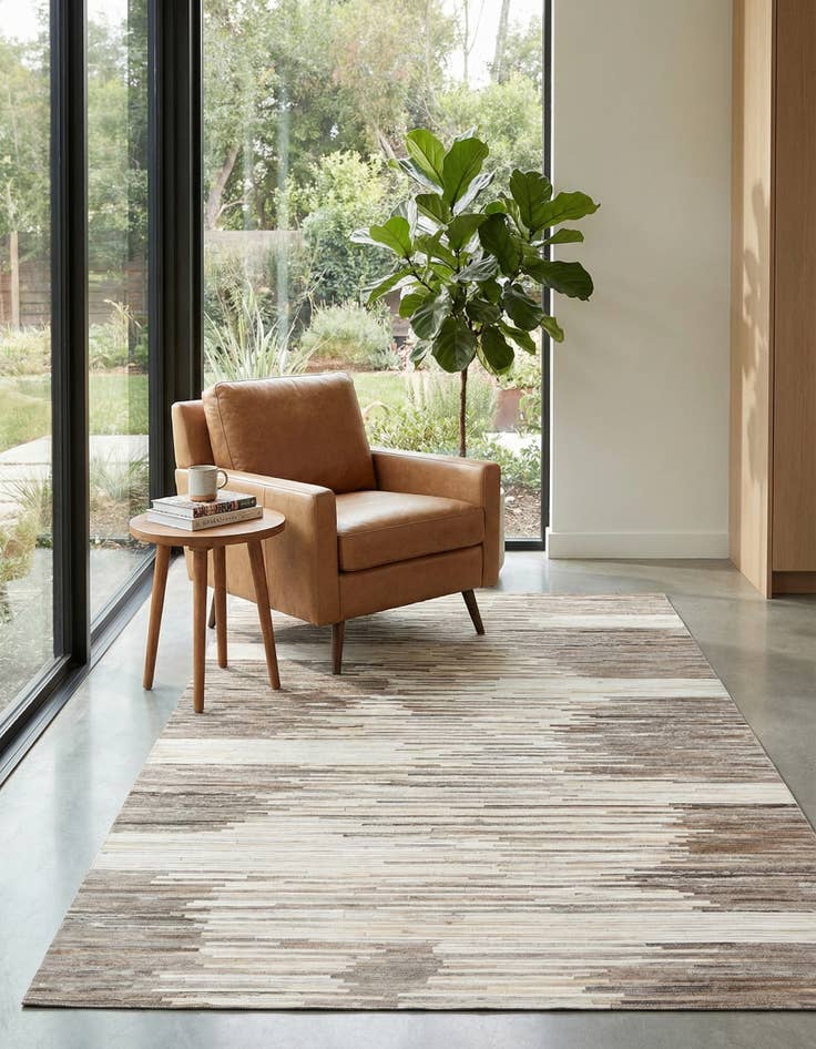 Detail image of 5' x 8' 3 Cowhide Rug