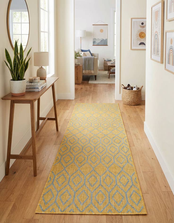 Detail image of 2' x 6'  Washable Jill Zarin Turks and Caicos Indoor / Outdoor Runner Rug