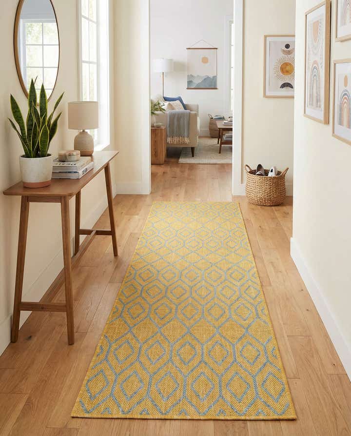 2' x 6' Easy-Clean Jill Zarin Turks and Caicos Indoor / Outdoor Runner Rug