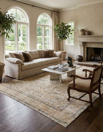 9' 9 x 12' 10 Hand Knotted Ultra Vintage Persian Wool Rug