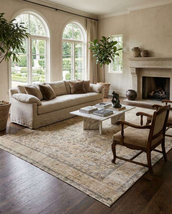 9' 9 x 12' 10 Hand Knotted Ultra Vintage Persian Wool Rug