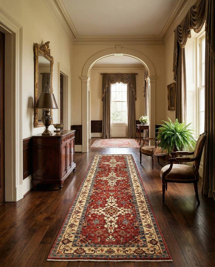 Detail image of 2' 7 x 10' 5 Sara Wool Runner Rug