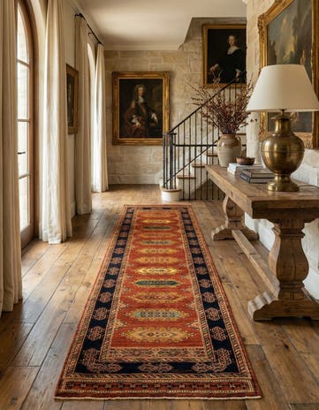 2' 8 x 12' 7 Luribaft Wool Runner Rug
