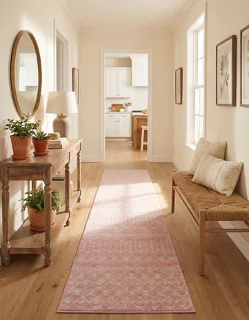 2' 7 x 12' Moroccan Trellis Runner Rug