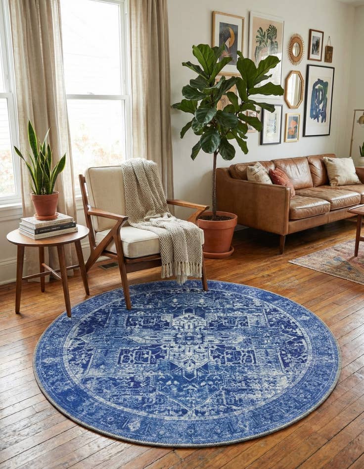 Detail image of  3' 6 x 3' 6 Timeless Round Rug