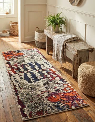 2' x 4' Washable Haerfest Runner Rug