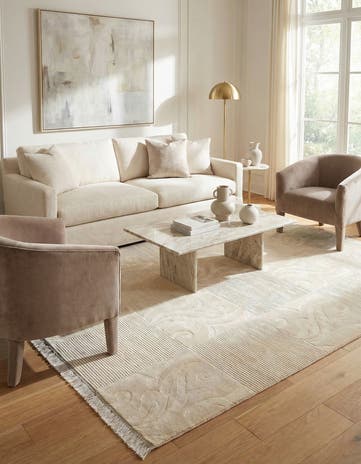 5' 9 x 8' Hand Knotted Darya Wool Rug