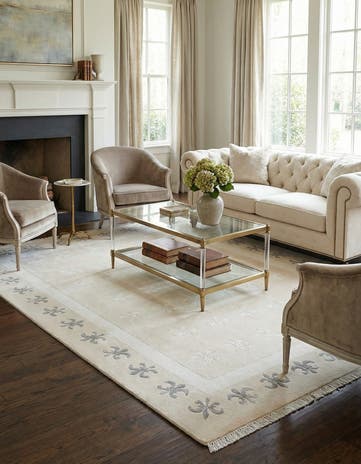 5' 5 x 8' Hand Knotted Darya Wool Rug