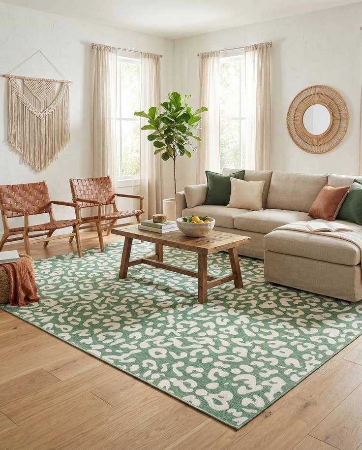 Detail image of 10' x 13' Easy-Clean Safari Indoor / Outdoor Rug