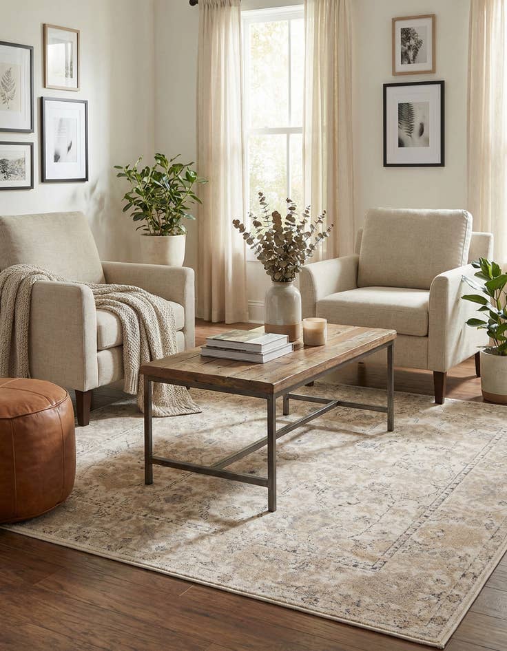 Detail image of 4' x 4' Oregon Square Rug