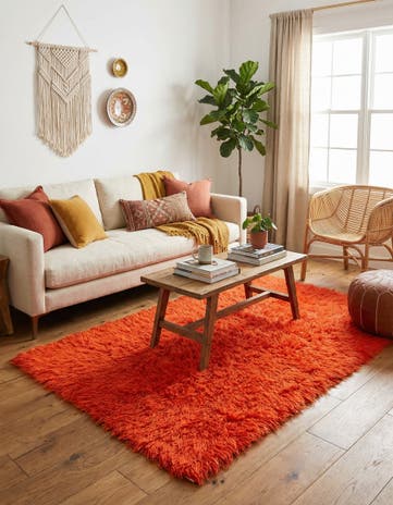 3' 2 x 5' 6 Hand Knotted Moroccan Wool Rug