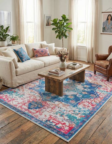 7' 10 x 11' Washable Francesca Rug