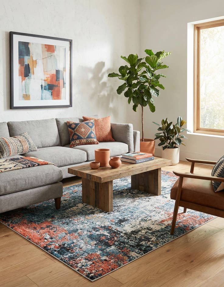 Detail image of  7' x 10' Leipzig Rug