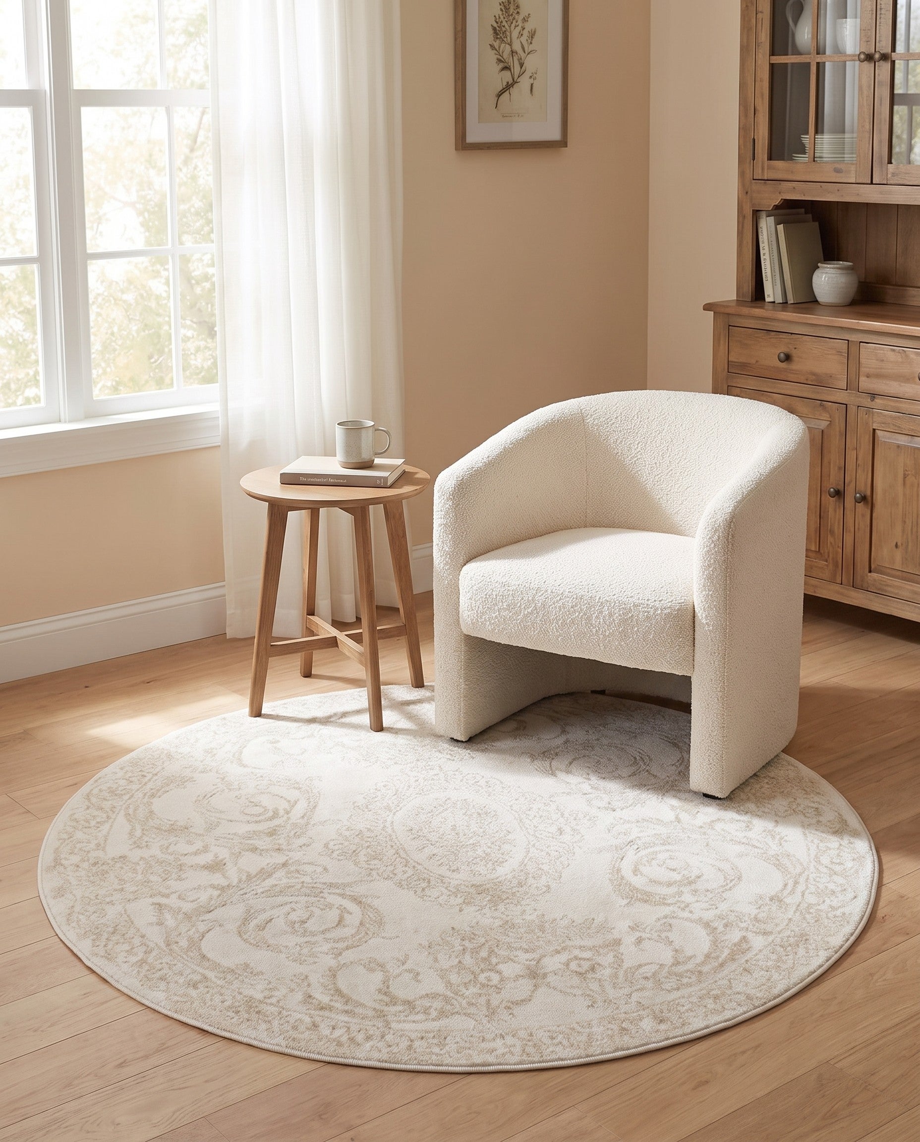 4' x 4' Finsbury Round Rug