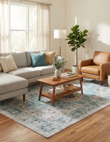 6' x 9' Washable Yara Rug