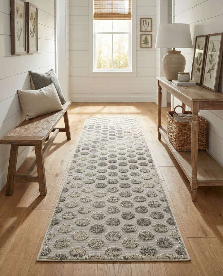 2' 7 x 10' Easy-Clean Sabrina Soto Indoor / Outdoor Runner Rug