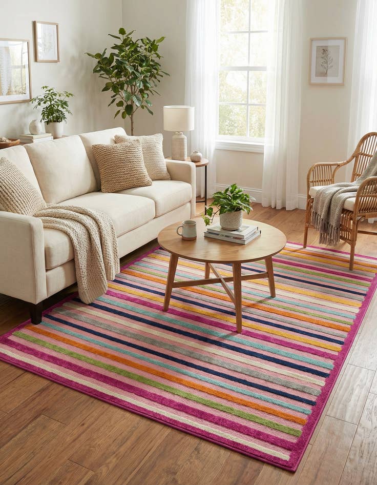 Detail image of 5' 3 x 8' Easy-Clean Aruba Indoor / Outdoor Rug